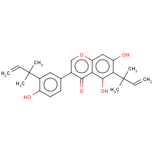 CAS No:76754-24-0 4H-1-Benzopyran-4-one,5,7-dihydroxy-3-[4-hydroxy-3-(3-methyl-2-buten-1-yl)phenyl]-6-(3-methyl-2-buten-1-yl)-