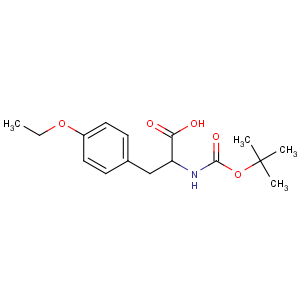 CAS No:76757-91-0 (2S)-3-(4-ethoxyphenyl)-2-[(2-methylpropan-2-yl)oxycarbonylamino]<br />propanoic acid