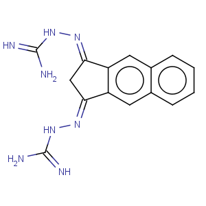 CAS No:76788-93-7 Hydrazinecarboximidamide,2,2'-(1H-benz[f]indene-1,3(2H)-diylidene)bis- (9CI)