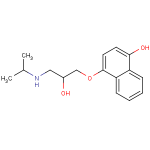 CAS No:76792-97-7 4-[2-hydroxy-3-(propan-2-ylamino)propoxy]naphthalen-1-ol