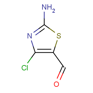 CAS No:76874-79-8 2-amino-4-chloro-1,3-thiazole-5-carbaldehyde