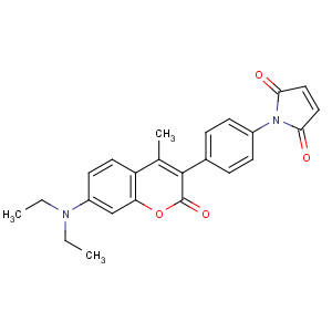 CAS No:76877-33-3 1-[4-[7-(diethylamino)-4-methyl-2-oxochromen-3-yl]phenyl]pyrrole-2,<br />5-dione