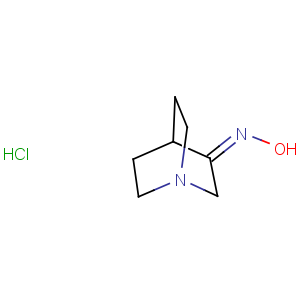 CAS No:76883-37-9 1-Azabicyclo[2.2.2]octan-3-one,oxime, hydrochloride (1:1)