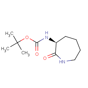 CAS No:76944-95-1 Carbamic acid,N-[(3S)-hexahydro-2-oxo-1H-azepin-3-yl]-, 1,1-dimethylethyl ester