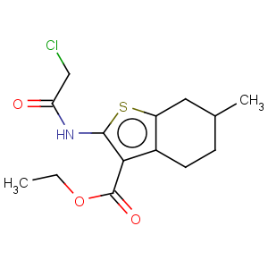 CAS No:76981-87-8 Benzo[b]thiophene-3-carboxylicacid, 2-[(2-chloroacetyl)amino]-4,5,6,7-tetrahydro-6-methyl-, ethyl ester