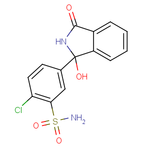 CAS No:77-36-1 2-chloro-5-(1-hydroxy-3-oxo-2H-isoindol-1-yl)benzenesulfonamide