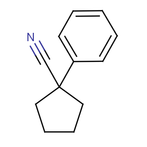 CAS No:77-57-6 1-phenylcyclopentane-1-carbonitrile