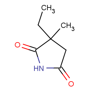 CAS No:77-67-8 3-ethyl-3-methylpyrrolidine-2,5-dione