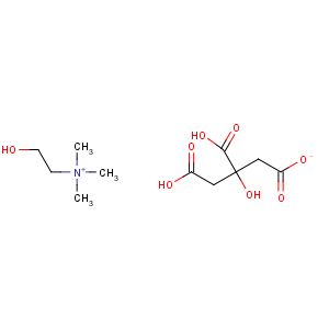 CAS No:77-91-8 Choline dihydrogencitrate salt