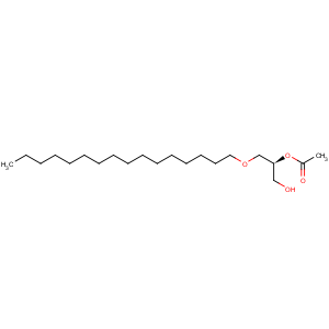 CAS No:77133-35-8 1,2-Propanediol,3-(hexadecyloxy)-, 2-acetate, (2S)-