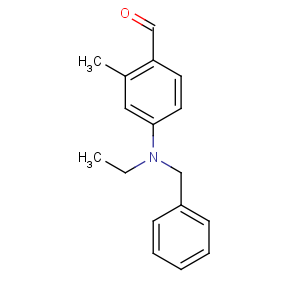CAS No:77147-13-8 4-[benzyl(ethyl)amino]-2-methylbenzaldehyde