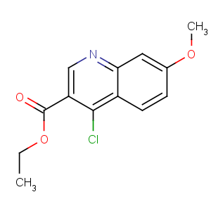 CAS No:77156-85-5 ethyl 4-chloro-7-methoxyquinoline-3-carboxylate