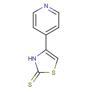 CAS No:77168-63-9 4-pyridin-4-yl-3H-1,3-thiazole-2-thione