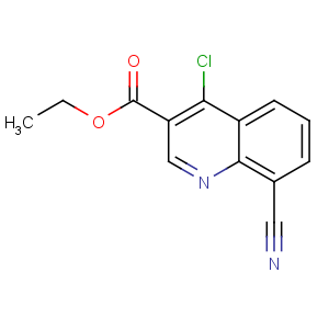 CAS No:77173-67-2 ethyl 4-chloro-8-cyanoquinoline-3-carboxylate