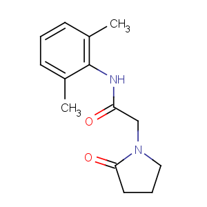 CAS No:77191-36-7 N-(2,6-dimethylphenyl)-2-(2-oxopyrrolidin-1-yl)acetamide