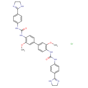 CAS No:7722-54-5 4,4''-Bicarbanilide,4',4'''-di-2-imidazolin-2-yl-2,2''-dimethoxy-, dihydrochloride (7CI,8CI)