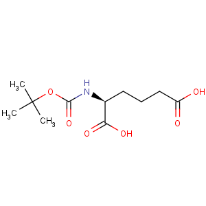 CAS No:77302-72-8 Hexanedioic acid,2-[[(1,1-dimethylethoxy)carbonyl]amino]-, (2S)-
