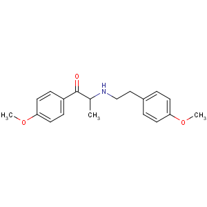 CAS No:773045-10-6 1-(4-methoxyphenyl)-2-[2-(4-methoxyphenyl)ethylamino]propan-1-one