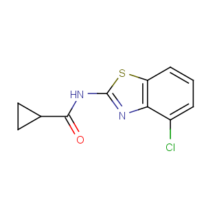 CAS No:77414-54-1 N-(4-chloro-1,3-benzothiazol-2-yl)cyclopropanecarboxamide