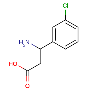 CAS No:774178-18-6 (3S)-3-amino-3-(3-chlorophenyl)propanoic acid