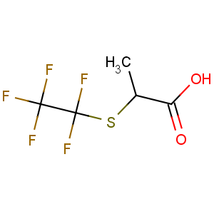 CAS No:77758-95-3 Propanoicacid, 2-[(1,1,2,2,2-pentafluoroethyl)thio]-