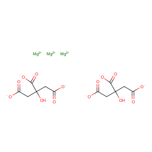CAS No:7779-25-1 1,2,3-Propanetricarboxylicacid, 2-hydroxy-, magnesium salt (1:?)