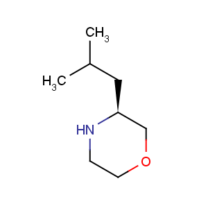 CAS No:77897-22-4 Morpholine,3-(2-methylpropyl)-, (3S)-