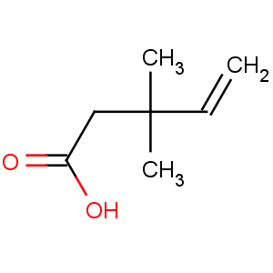 CAS No:7796-73-8 3,3-dimethylpent-4-enoic acid