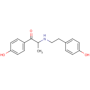 CAS No:779979-39-4 1-(4-hydroxyphenyl)-2-[2-(4-hydroxyphenyl)ethylamino]propan-1-one