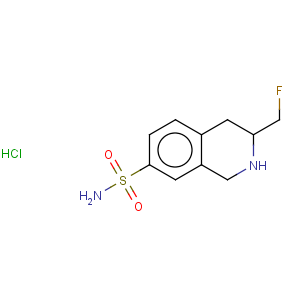 CAS No:780820-69-1 7-Isoquinolinesulfonamide,3-(fluoromethyl)-1,2,3,4-tetrahydro-, hydrochloride (1:1), (3R)-