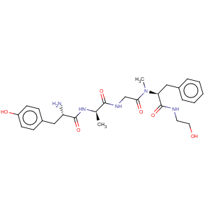 CAS No:78123-71-4 L-Phenylalaninamide,L-tyrosyl-D-alanylglycyl-N-(2-hydroxyethyl)-Na-methyl-
