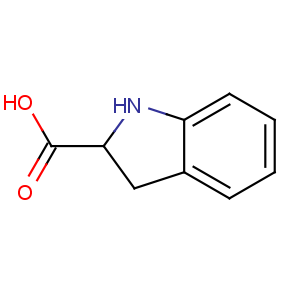 CAS No:78348-24-0 2,3-dihydro-1H-indole-2-carboxylic acid