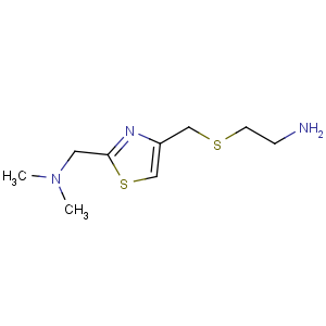 CAS No:78441-62-0 2-[[2-[(dimethylamino)methyl]-1,3-thiazol-4-yl]methylsulfanyl]ethanamine