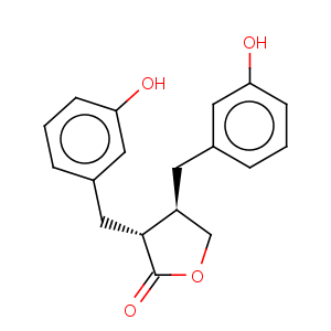 CAS No:78473-71-9 2(3H)-Furanone,dihydro-3,4-bis[(3-hydroxyphenyl)methyl]-, (3R,4R)-rel-