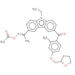 CAS No:785779-13-7 Ethanone,1-[9-ethyl-6-[2-methyl-4-[(tetrahydro-2-furanyl)methoxy]benzoyl]-9H-carbazol-3-yl]-,1-(O-acetyloxime)