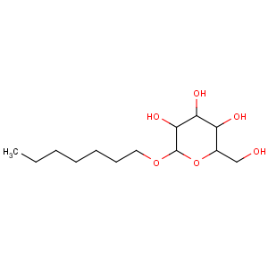 CAS No:78617-12-6 2-heptoxy-6-(hydroxymethyl)oxane-3,4,5-triol