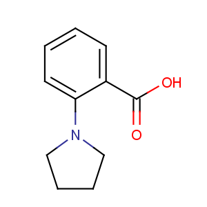CAS No:78648-27-8 2-pyrrolidin-1-ylbenzoic acid