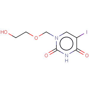 CAS No:78692-74-7 2,4(1H,3H)-Pyrimidinedione,1-[(2-hydroxyethoxy)methyl]-5-iodo-