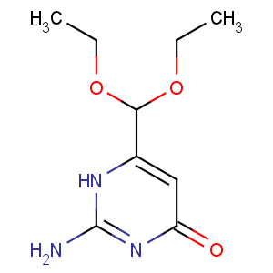 CAS No:78711-26-9 2-amino-6-(diethoxymethyl)-1H-pyrimidin-4-one