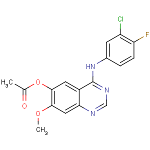 CAS No:788136-89-0 [4-(3-chloro-4-fluoroanilino)-7-methoxyquinazolin-6-yl] acetate