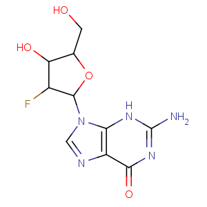 CAS No:78842-13-4 2-amino-9-[(2R,3R,4R,<br />5R)-3-fluoro-4-hydroxy-5-(hydroxymethyl)oxolan-2-yl]-3H-purin-6-one
