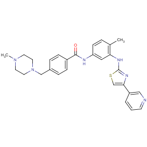 CAS No:790299-79-5 4-[(4-methylpiperazin-1-yl)methyl]-N-[4-methyl-3-[(4-pyridin-3-yl-1,<br />3-thiazol-2-yl)amino]phenyl]benzamide