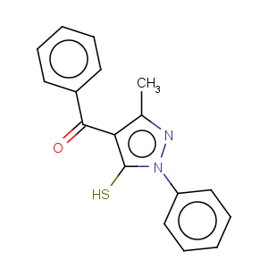 CAS No:79071-33-3 Methanone, (5-mercapto-3-methyl-1-phenyl-1H-pyrazol-4-yl)phenyl-