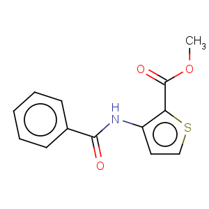 CAS No:79128-70-4 2-Thiophenecarboxylicacid, 3-(benzoylamino)-, methyl ester