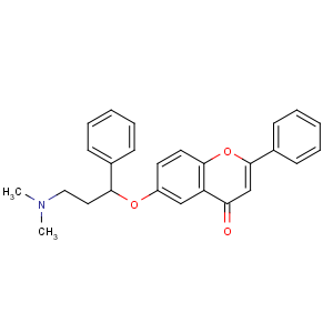 CAS No:79130-64-6 6-[3-(dimethylamino)-1-phenylpropoxy]-2-phenylchromen-4-one