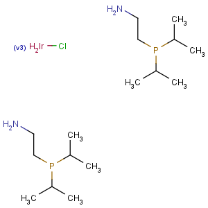 CAS No:791629-96-4 Iridium,[2-[bis(1-methylethyl)phosphino-kP]-N-[2-[bis(1-methylethyl)phosphino-kP]ethyl]ethanamine-kN]chlorodihydro-, stereoisomer (9CI)