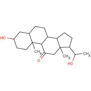 CAS No:79328-69-1 (3R,5R,8S,9S,10S,13S,14S,17S)-3-hydroxy-17-[(1S)-1-hydroxyethyl]-10,<br />13-dimethyl-1,2,3,4,5,6,7,8,9,12,14,15,16,<br />17-tetradecahydrocyclopenta[a]phenanthren-11-one