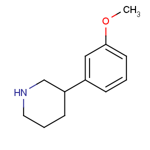 CAS No:79601-21-1 3-(3-methoxyphenyl)piperidine