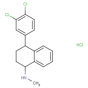 CAS No:79617-89-3 4-(3,4-dichlorophenyl)-N-methyl-1,2,3,<br />4-tetrahydronaphthalen-1-amine