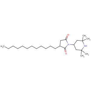 CAS No:79720-19-7 3-dodecyl-1-(2,2,6,6-tetramethylpiperidin-4-yl)pyrrolidine-2,5-dione